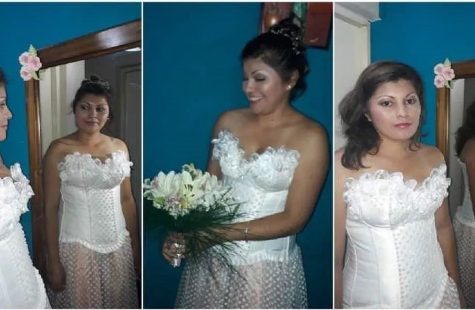La historia detrás del vestido de novia que hizo feliz a una joven con cáncer.