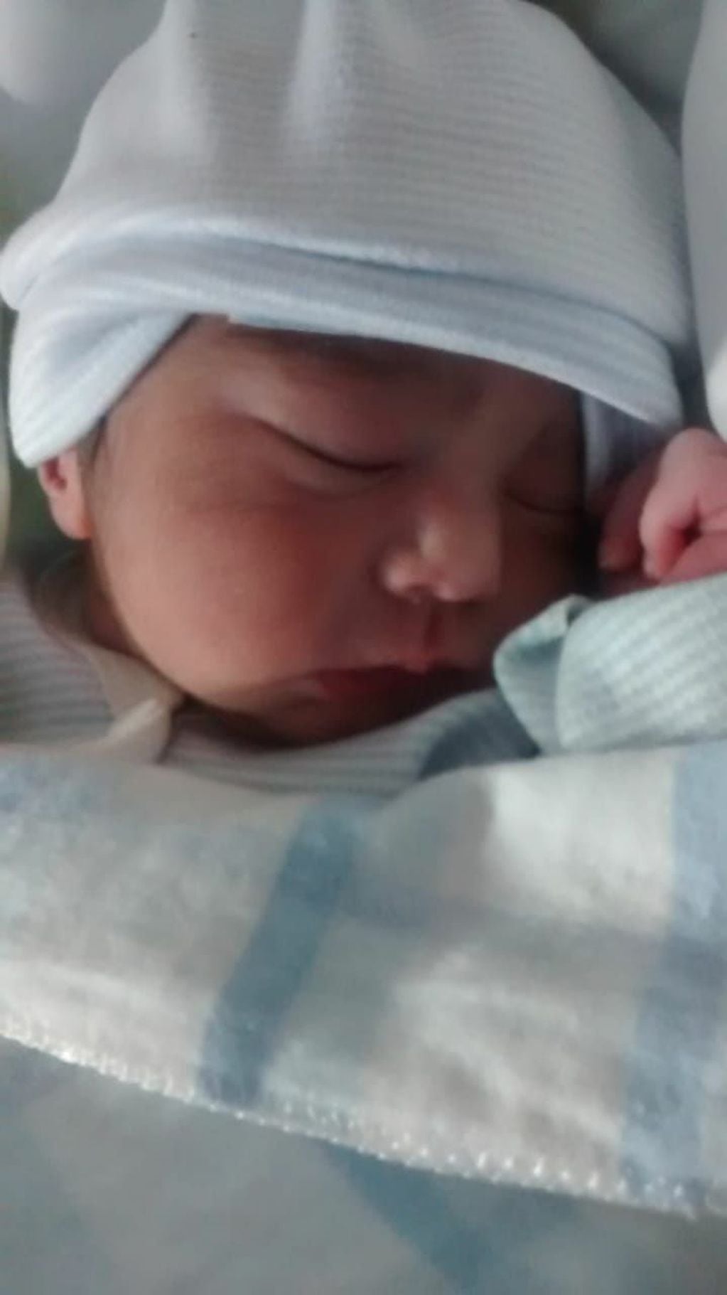 Máximo Rojas, el primer bebé de 2020.