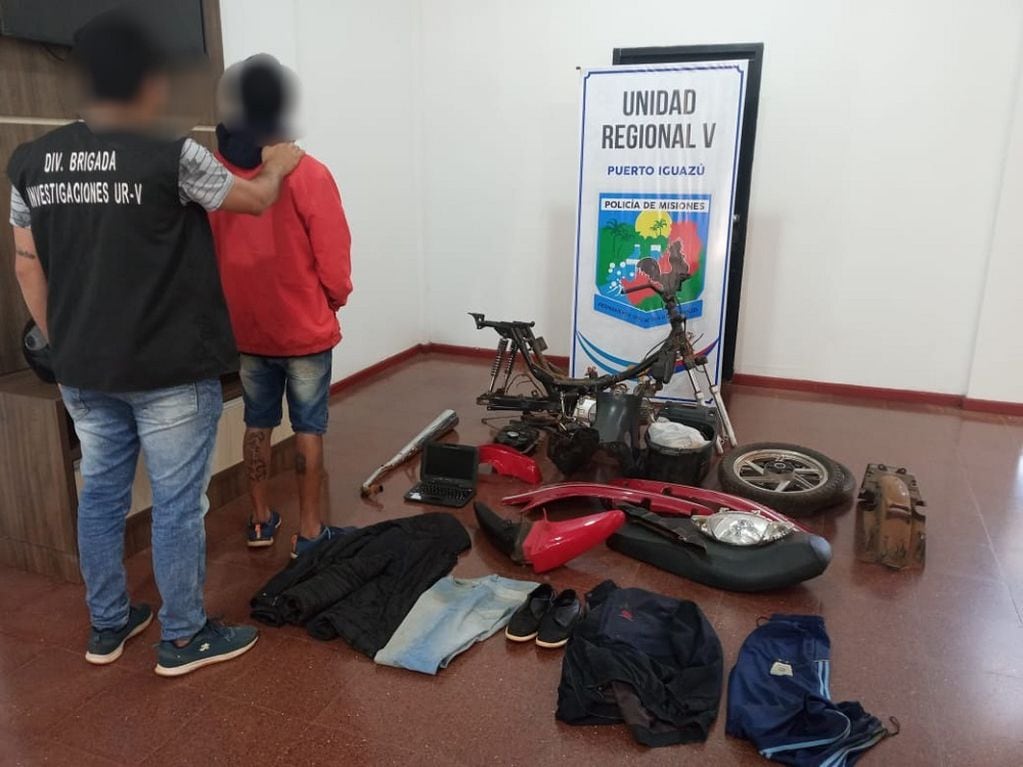 Puerto Iguazú: lograron detener a un joven con extenso prontuario delictivo. Policía de Misiones