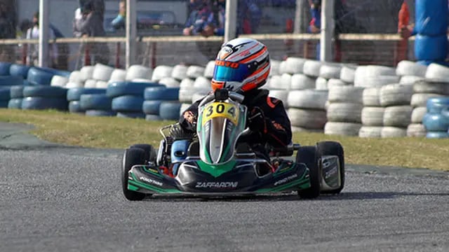 Fausto Arnaudo piloto de Karting de Arroyito