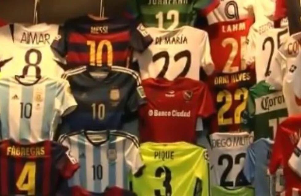 Camiseta de Newell's en nuseo de Lio Messi