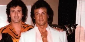 Frank y Sylvester Stallone