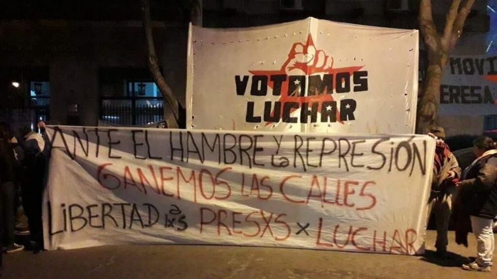 Organizaciones sociales trasladaron la protesta al Palacio Comunal (web).