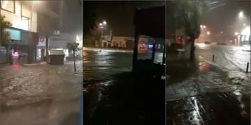 Fuerte tormenta inundó las calles de San Luis