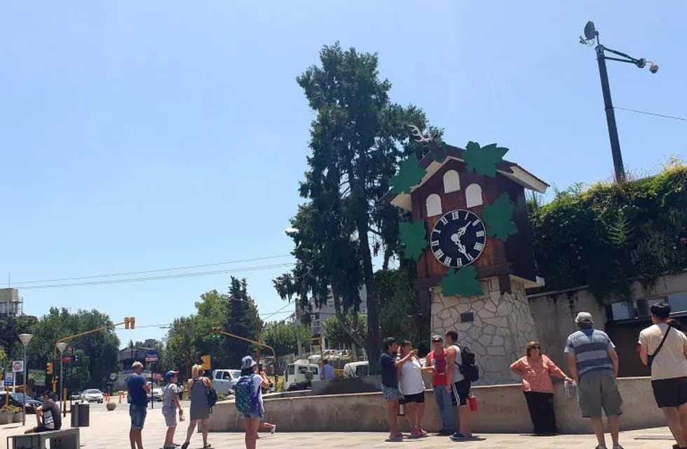 El Reloj Cucú en Villa Carlos Paz (febrero 2020). Foto: VíaCarlosPAz.