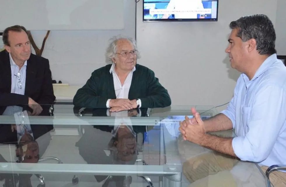 Perez Esquivel visitó Resistencia y se reunió con Jorge Capitanich.