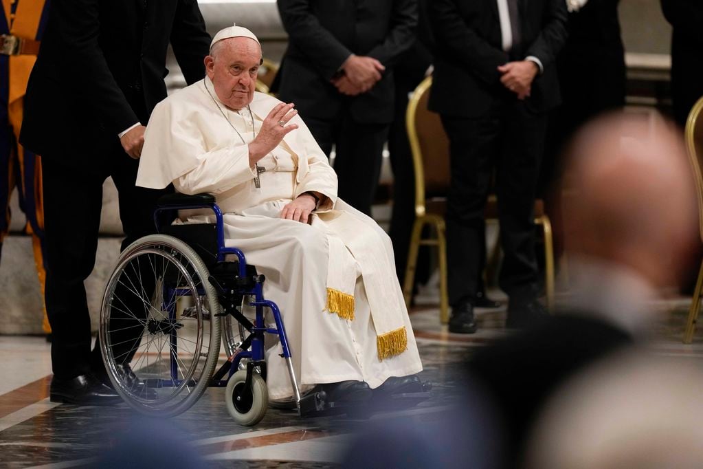 Debido a una inflamación pulmonar, el Papa debió suspender gran parte de su agenda.