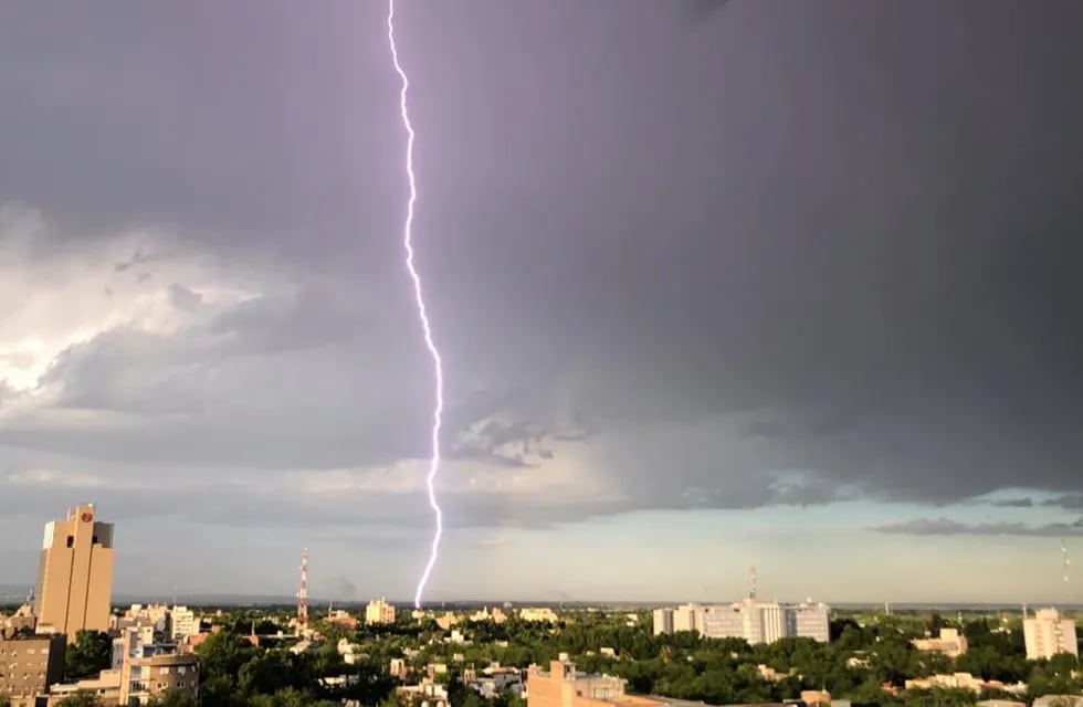 La tormenta eléctrica (imagen ilustrativa). San Luis bajo alerta meteorológica.