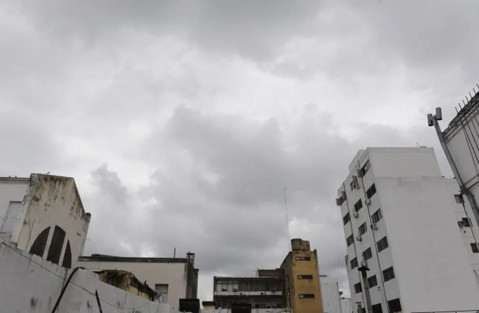 Cielo nublado en Rosario. (La Capital)