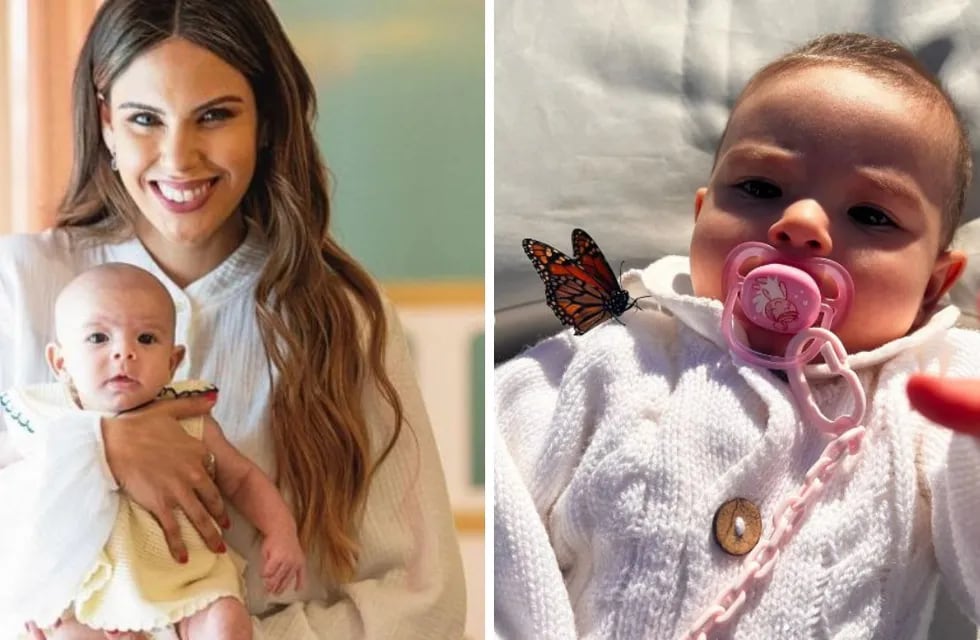 Una mariposa se posó sobre Sarah Burlando, la hija de Barby Franco, y el conmovedor momento se hizo viral.
