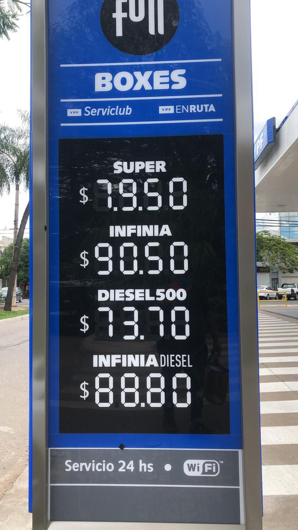 Precios de los combustibles en Resistencia (01-02-2021).