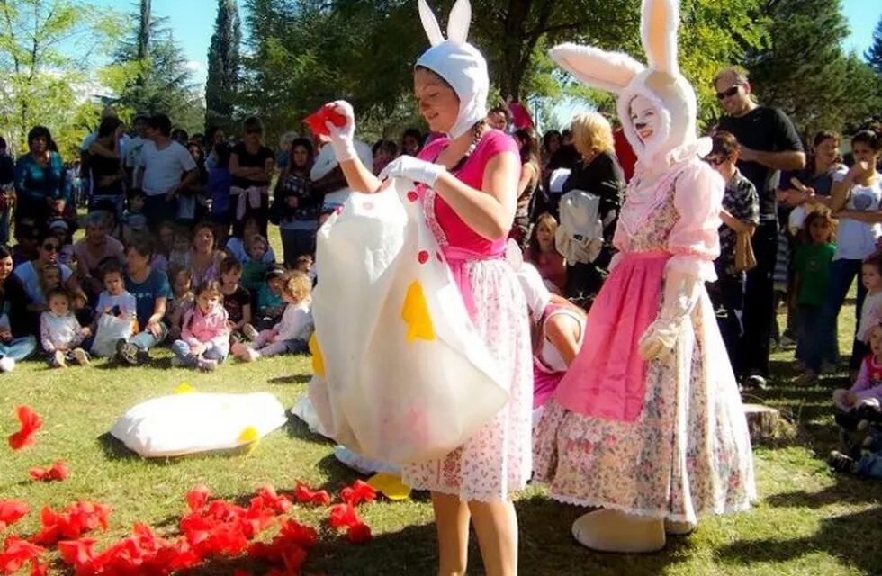 Coneja de Pascua en Villa General Belgrano.