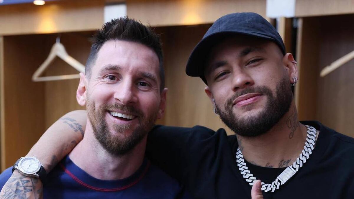 Neymar despidió a Lionel Messi