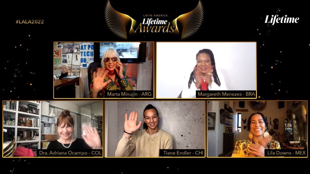 Evento Lifetime, el cual reconoció a cinco mujeres latinoamericanas destacadas.