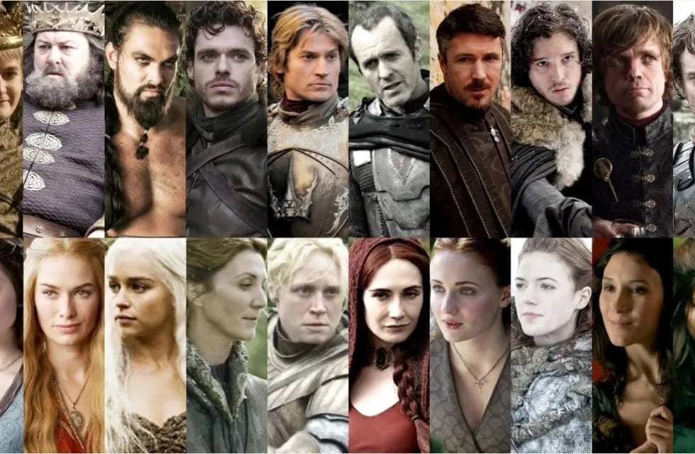 El elenco de Game of Thrones.