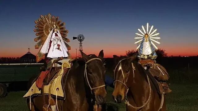 La Virgen de Luján y la Del Milagro recorren 1.600 kilómetros para llegar a Salta
