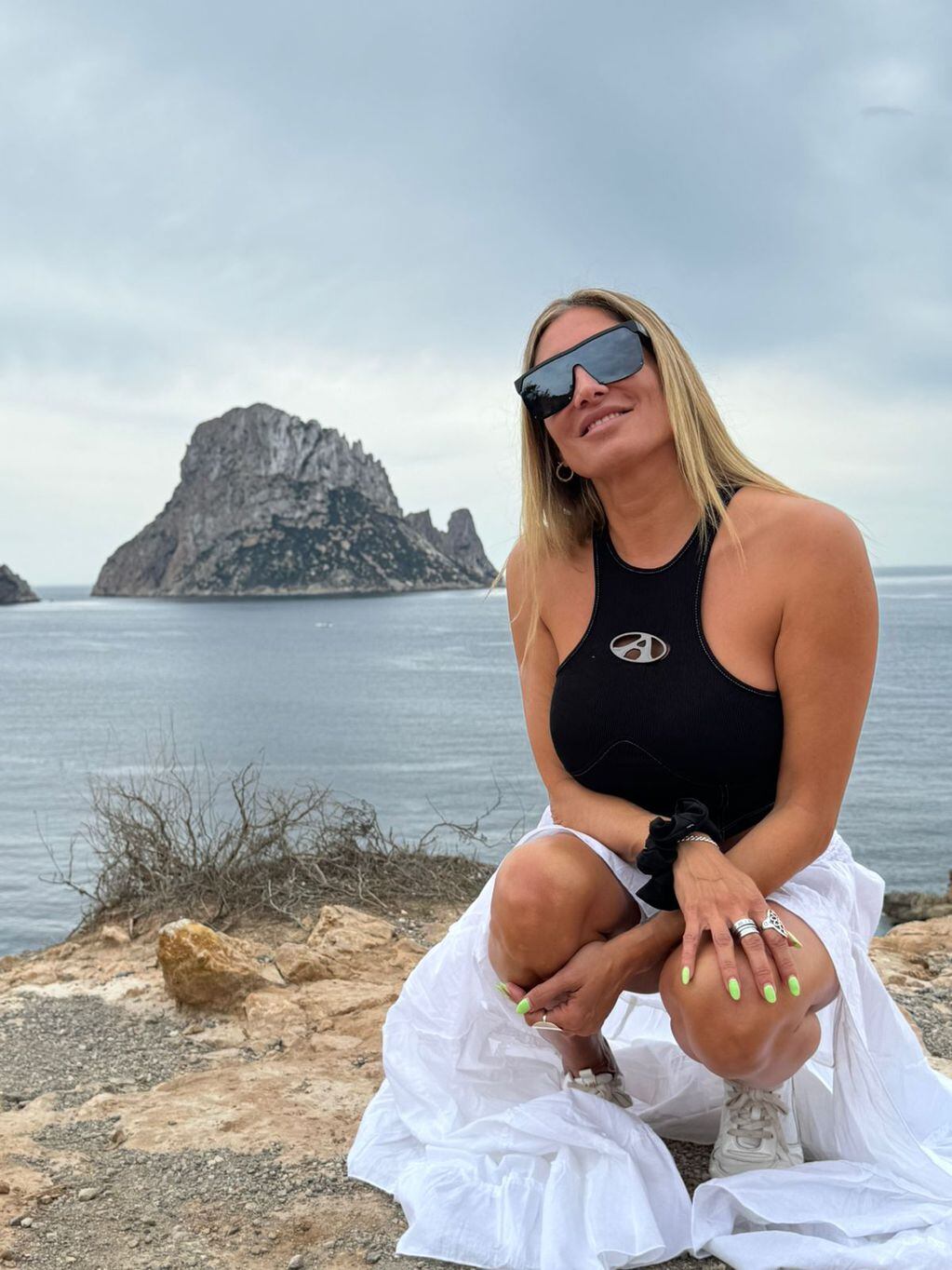 Caro Lewis disfruta de la temporada en Ibiza.