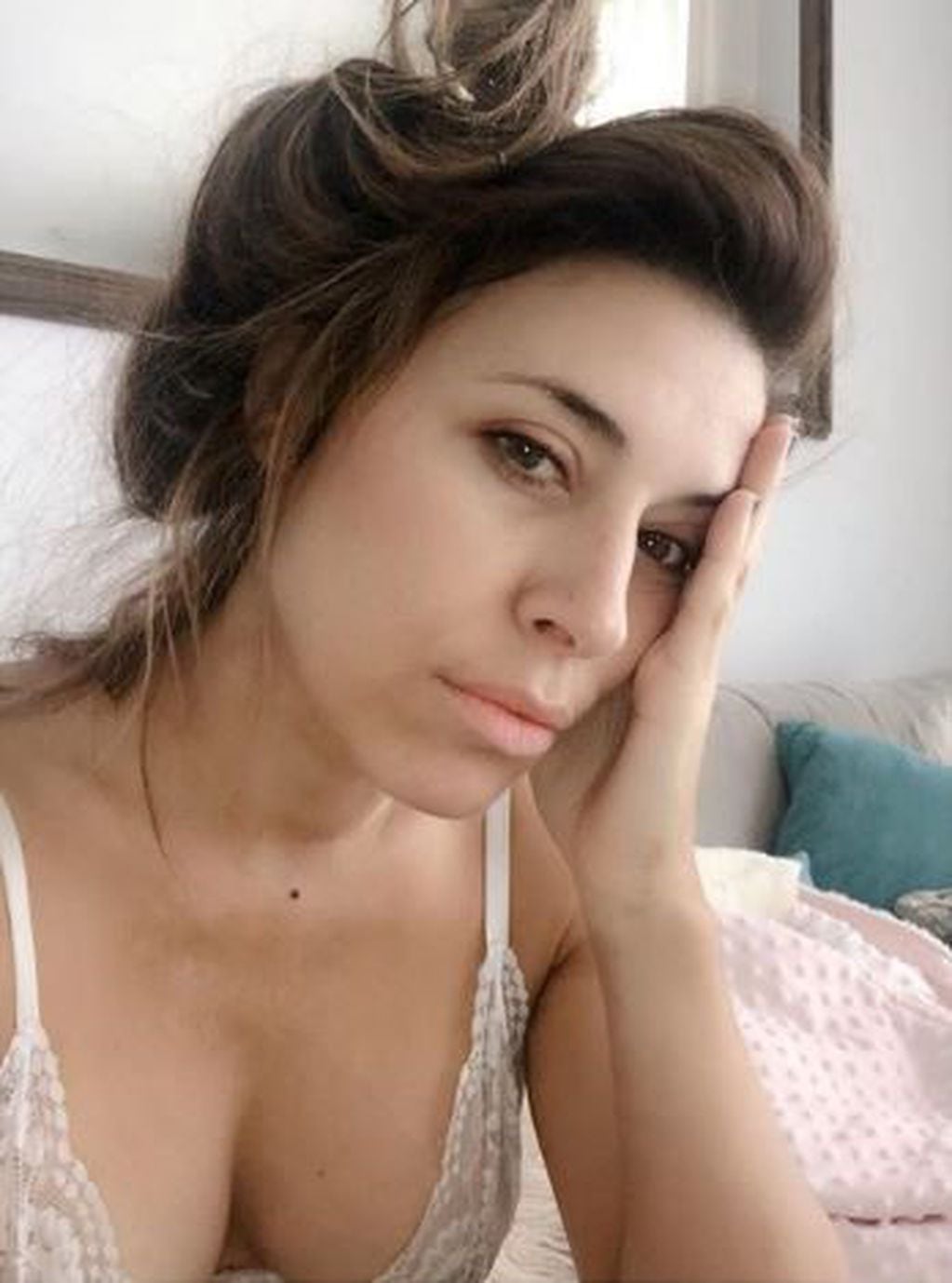 Mariana Brey mostró su rostro después de una noche sin dormir (Instagram/ breymariana)