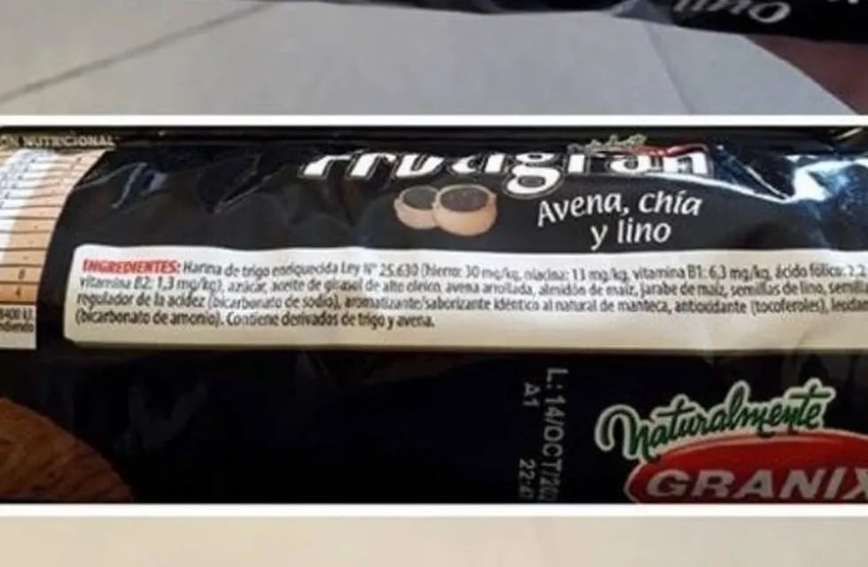 La ANMAT retiró del mercado una reconocida marca de galletitas y una harina de maíz
