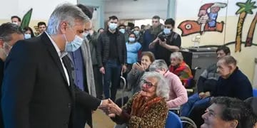 Martín Llaryora. Celebración del 99° aniversario del hogar de ancianos Padre La Mónaca. (Municipalidad de Córdoba)