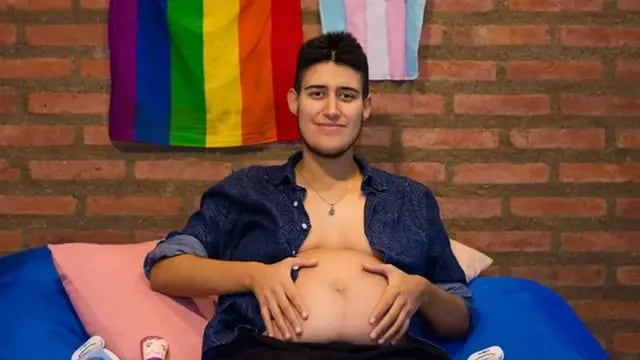 Ian Alejandro Rubey, es el primer varón trans del país que va a tener mellizos.