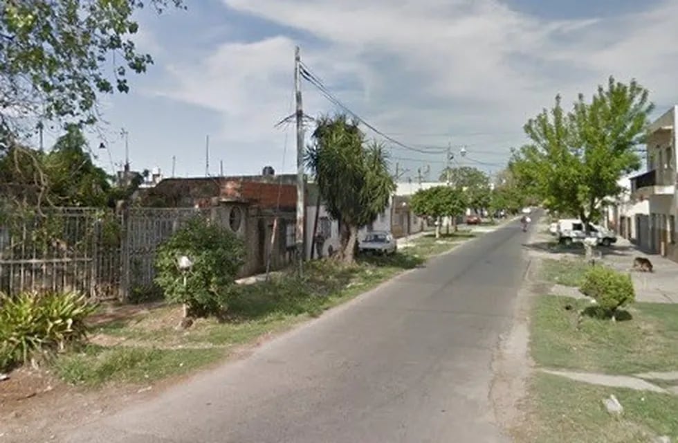Dr Riva y Crespo de la zona sudoeste de Rosario. (Street View)