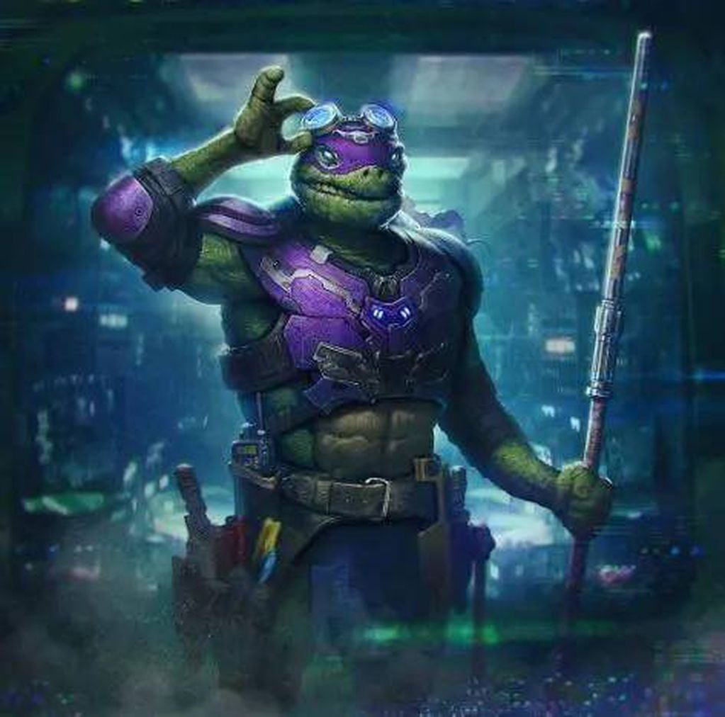 Donatello si fuera real según la IA.