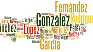Ranking: un estudio determinó cuáles son los 20 apellidos más populares en Argentina