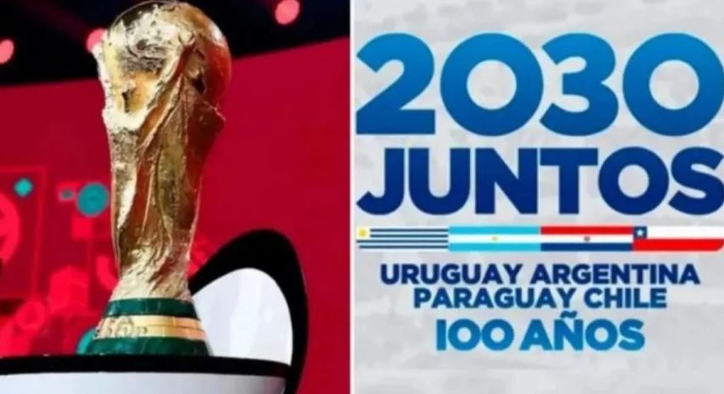 Argentina, Uruguay, Paraguay y Chile quieren organizar el Mundial 2030. Foto: Gentileza NA.