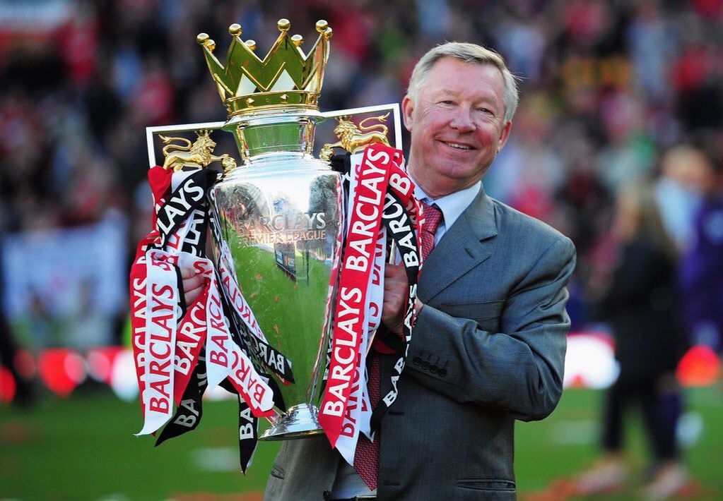 Sir Alex Ferguson es el DT más ganador de la historia con 48 títulos.
