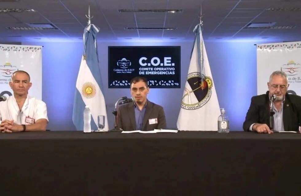 Autoridades del COE Jujuy, en su informe N° 21
