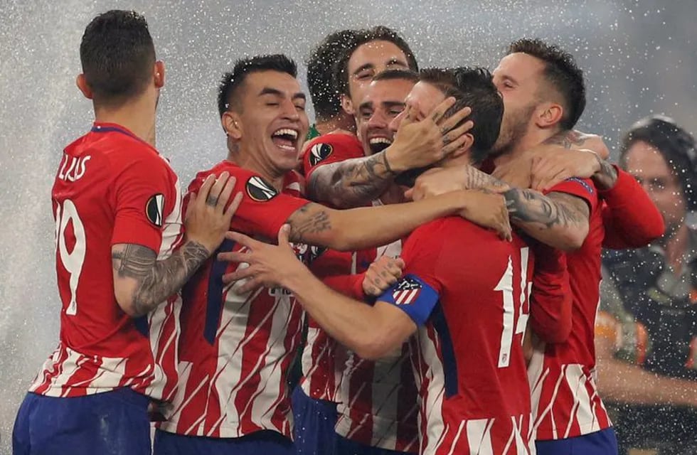 El Atlético de Simeone goleó 3-0 al Olympique de Marsella y se consagró campeón de la Europa League. Foto: REUTER.