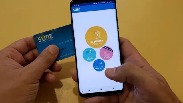 Carga de tarjeta SUBE con NFC