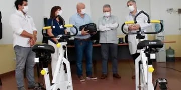 El Hospital Marta Schwarz recibió bicicletas para ergometrías