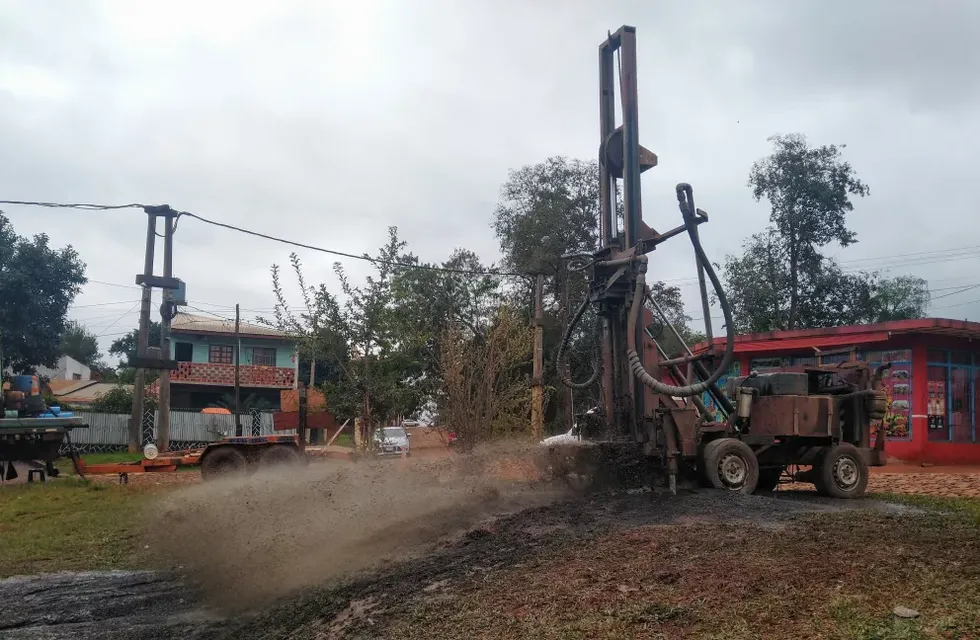 Finalizaron las obras en el nuevo pozo perforado en Puerto Iguazú.