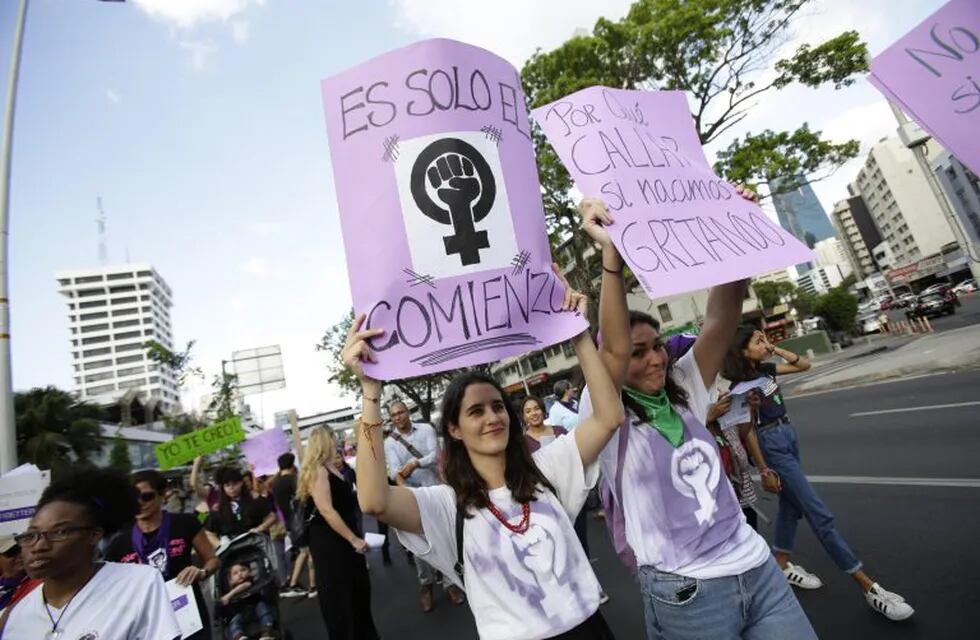 Marcha 8M, Día Internacional de la Mujer. (Foto: Federico López Claro)