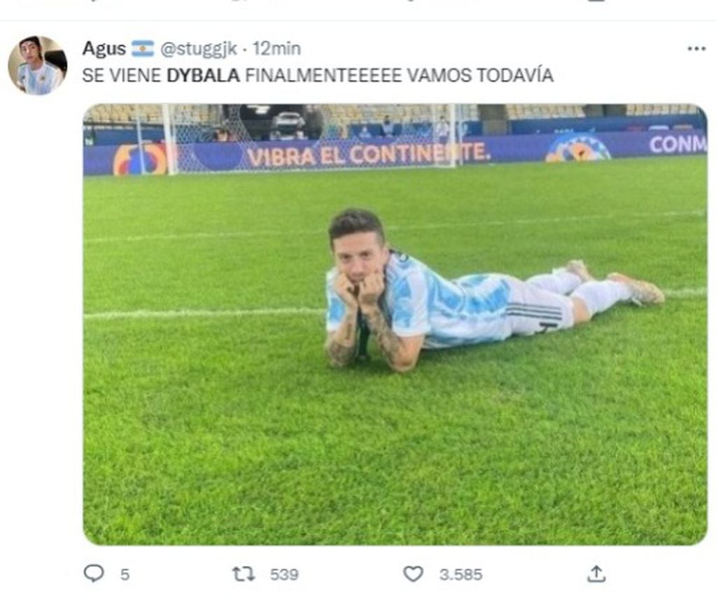 El cordobés ingresó por el goleador Julián Álvarez y las redes explotaron de memes.