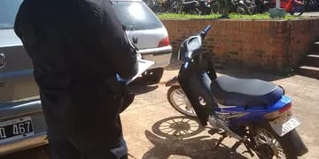 Eldorado: intentaba trasladar una motocicleta robada y fue detenido