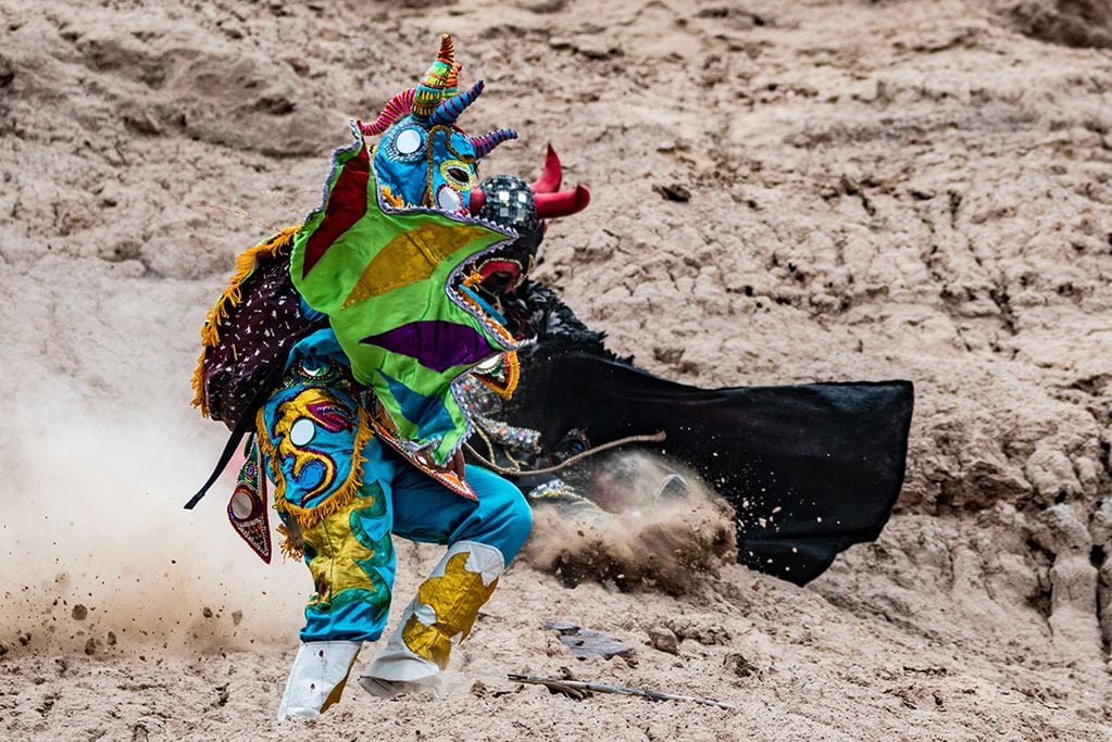 Bajada de los diablos en el Carnaval jujeño. Fotos: Patricia Molaioli.