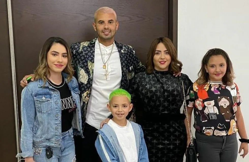 Edwin Cardona con su familia (Foto: Instagram)