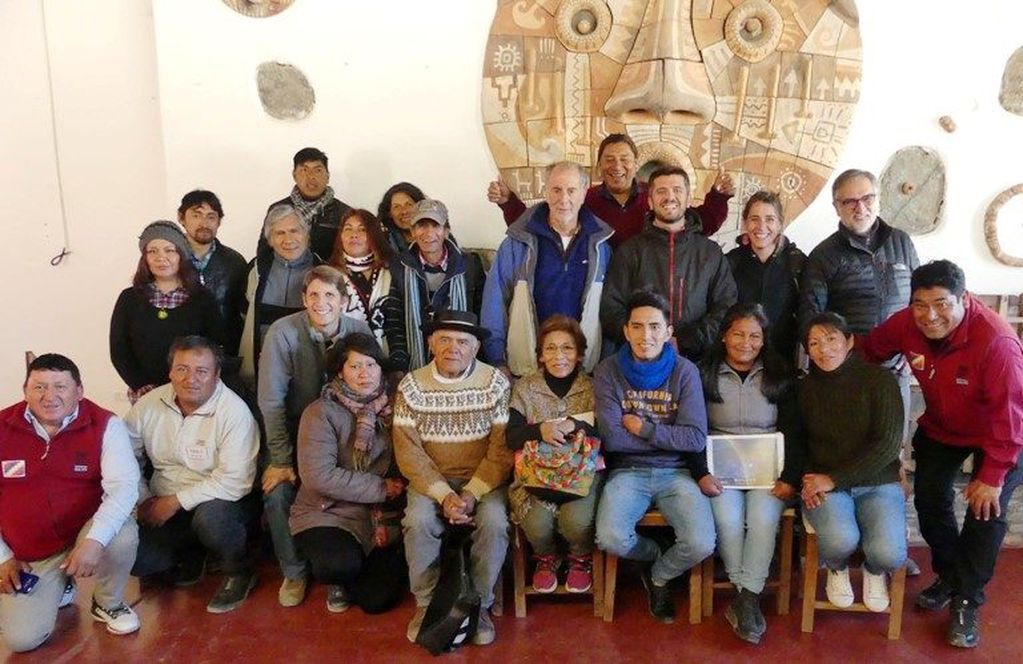 Reunión con representantes de comunidades en la ciudad Sagrada de Quilmes (Ente Tucumán Turismo)