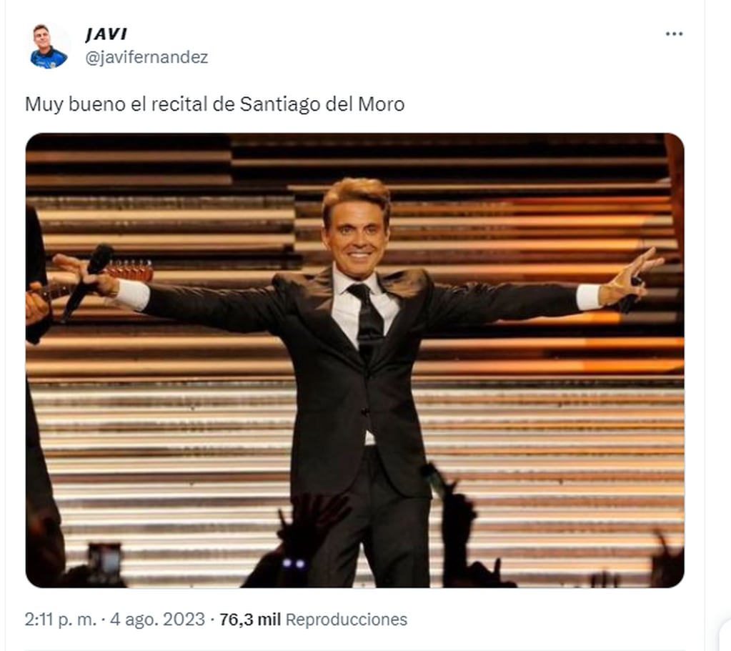 La comparación entre Luis Miguel y Santiago del Moro que fue tendencia en Twitter