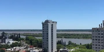 Río Paraná en Paraná ciudad