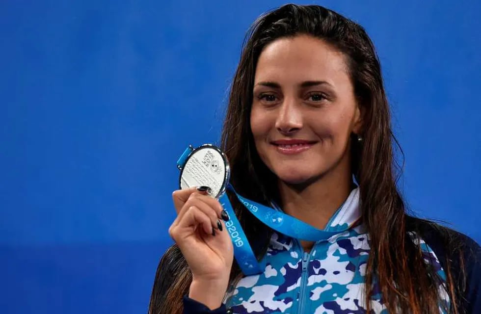 La nadadora Virginia Bardach ganó la medalla de plata en los 400 combinados de Lima 2019