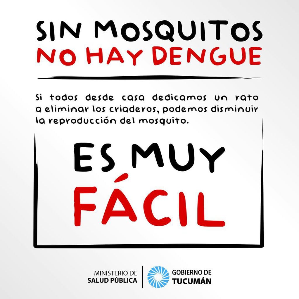 La prevención es primordial en la lucha contra el dengue.