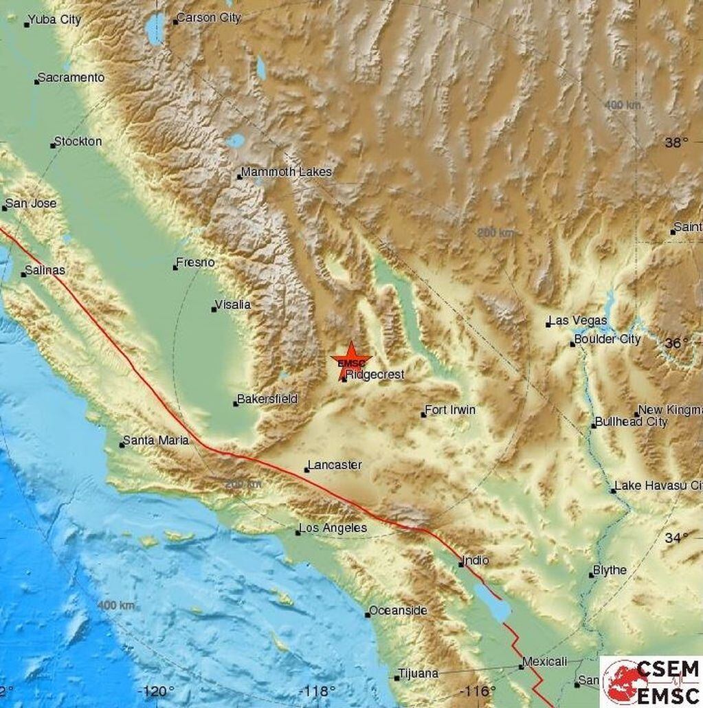 El sismo fue una réplica del que se produjo el 4 de julio (DPA)