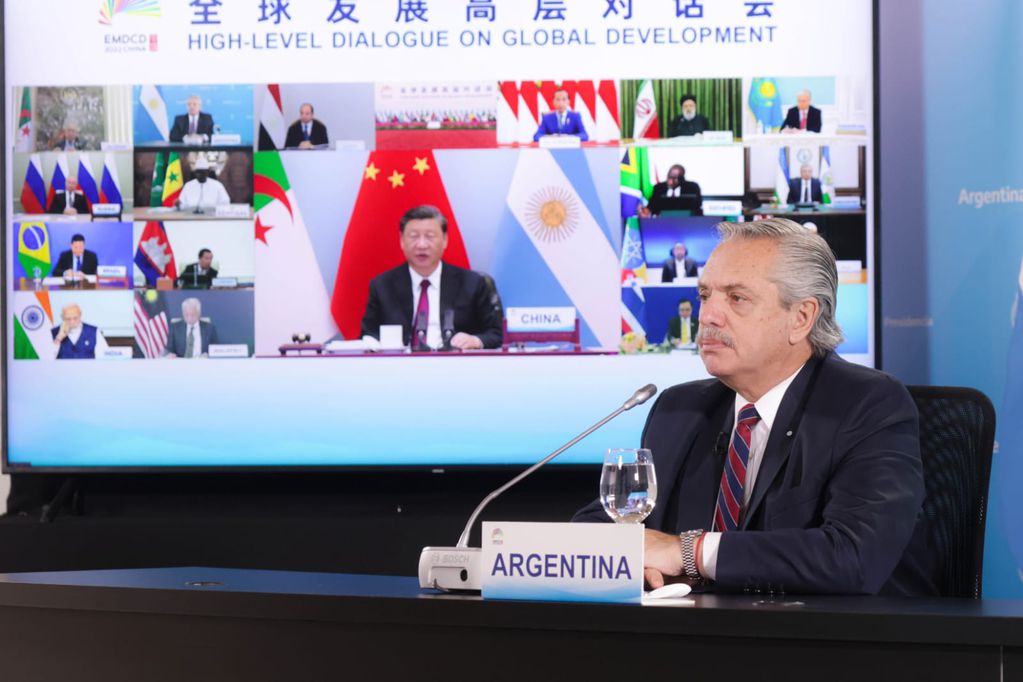 Alberto Fernández participó de la última reunión de los BRICS. 