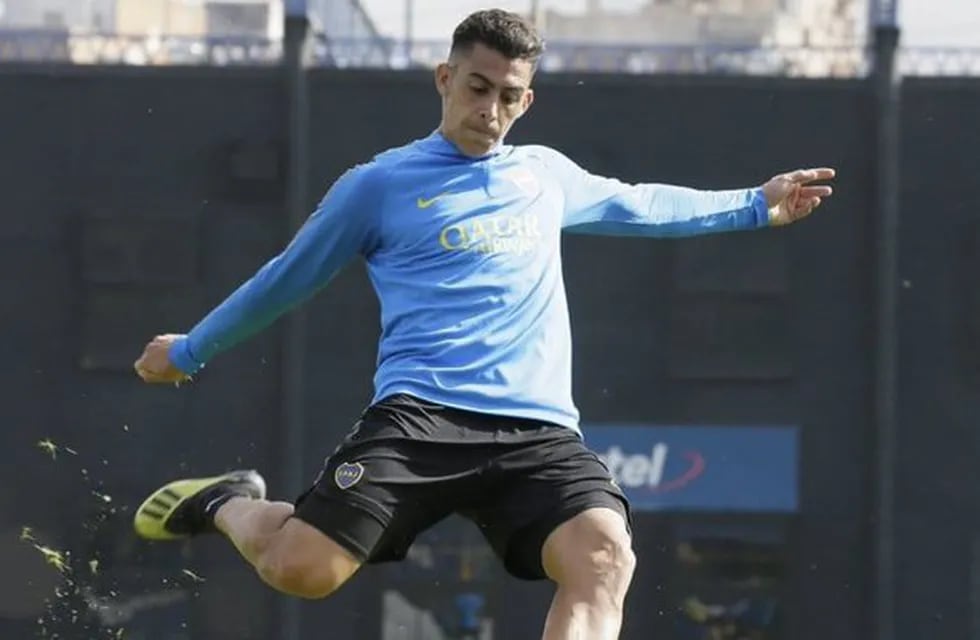 Cristian Pavón se entrenó por primera vez en Boca tras año y medio jugando en Los Ángeles Galaxy.