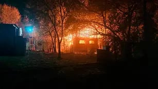 Incendio en Cosquín