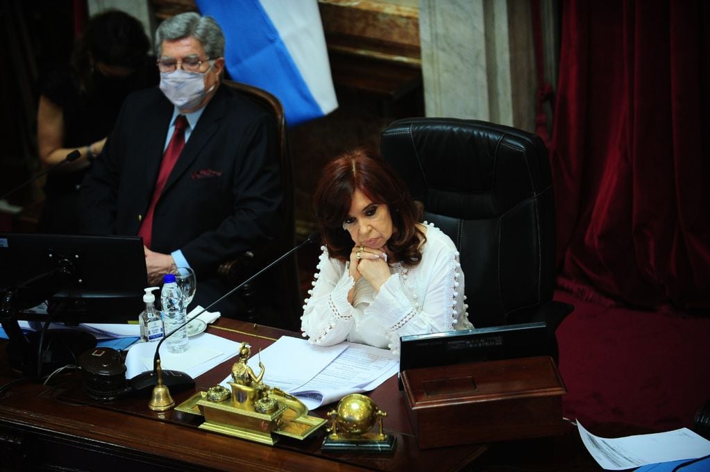 La vicepresidenta Cristina Kirchner. (Clarín)